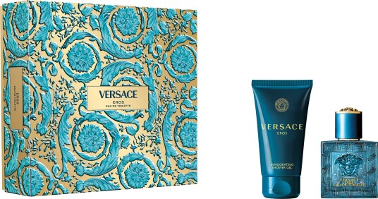 Versace Eros Pour Homme Gavesett med EdT 30 ml og Dusjsåpe 50 ml Versace Eros Pour Homme Gavesett med EdT 30 ml og Dusjsåpe 50 ml