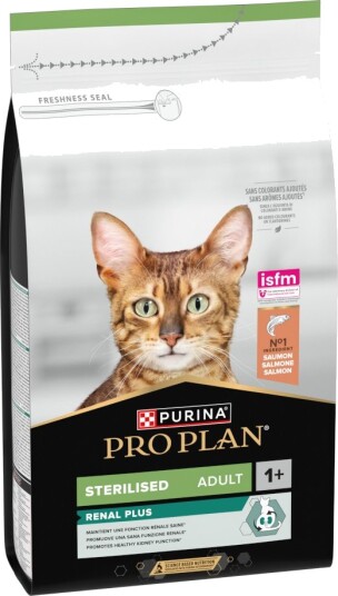 Pro Plan Tørrfôr Adult Purina Sterilised Renal Plus Laks Sparepakke 2 X 1.5 kg