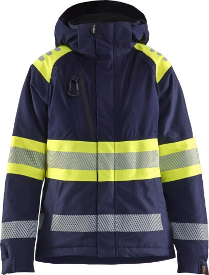 Blåkläder Vinterjakke 4470 Varsel, Marineblå/Gul XXL