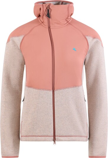 Klättermusen Women"s Balderus Hood Jacket Cherry Wood/Mahogny Rose S