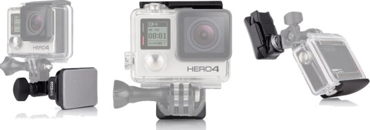 GoPro Hjelmmontering Front + Side for HERO 5-7 og HERO (2018) GoPro Hjelmmontering Front + Side for HERO 5-7 og HERO (2018)