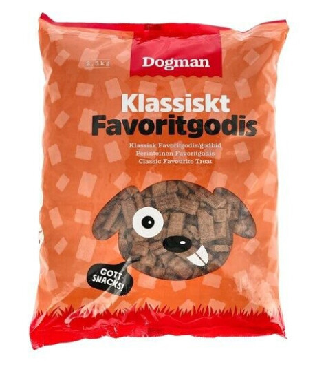 Dogman Favoritgodis For Hund 2.5Kg Dogman Favoritgodis For Hund 2.5Kg