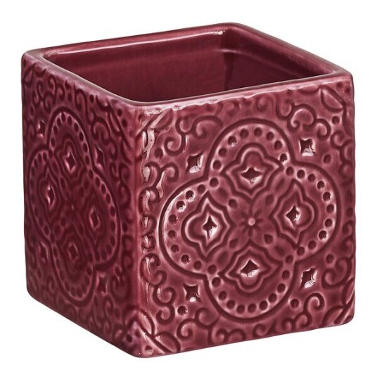 Cultdesign Kub Orient bolle 6x6 cm vinrød Cultdesign Kub Orient bolle 6x6 cm vinrød