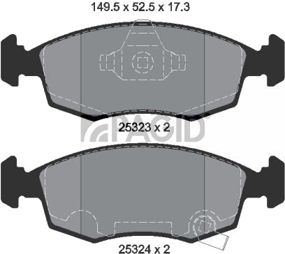 PAGID T2139N Bremseklosser