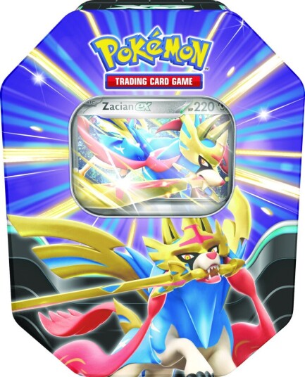 Bandai Pokémon TCG Summer Ex Tin - Lata Metálica Con 4 Sobres, 1 Carta Promo Y Código Pokémon Live - Regalo Para Coleccionistas