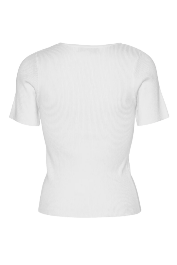 A View Rib Knit Short Sleeve Top