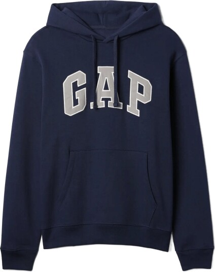 GAP Adult Vintagesoft Arch Logo Hoodie Navy M GAP Adult Vintagesoft Arch Logo Hoodie Navy M
