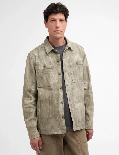 Barbour Barbour Ross Overshirt   Khaki green   L