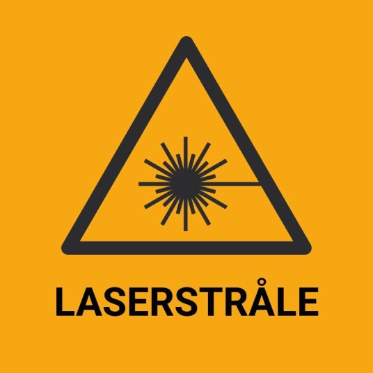 Laserstråle – ISO 7010