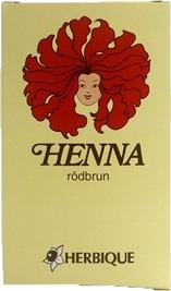 Herbique Henna pulver rödbrun 125 gram