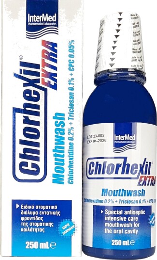 Klorheksidin Munnvann 0,20 % CHLORHEXIL Extra CPC 250 ml.