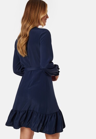 Frilly Wrap Mini Dress Frilly Wrap Mini Dress