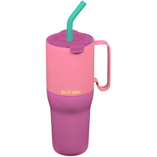 Klean Kanteen Rise Tumbler 770ml w/Straw & Flip Lid Pink Lemonade Kaleidoscope 