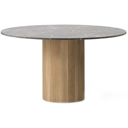 Vipp 495 Bord Rund Ø150 cm Grå Marmor / Lys Eik