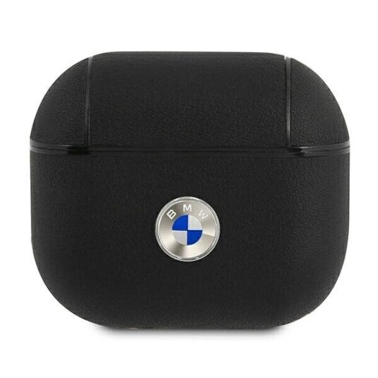 BMW CG Mobile AirPods (3. gen.) Ekte Skinn Deksel m. BMW Logo Svart