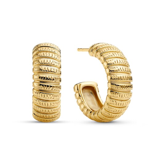 Sif Jakobs Jewellery Riva Earrings Gullfarge 22 mm