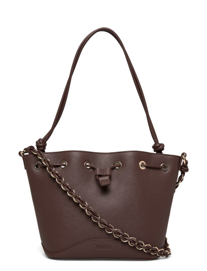 HUGO Ilary_Drawstring Brown ONE SIZE HUGO Ilary_Drawstring Brown ONE SIZE