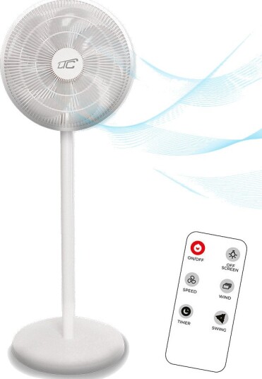 LTC WT114 Bordvifte 14" 55W, 3 hastigheter, fjernkontroll, hvit