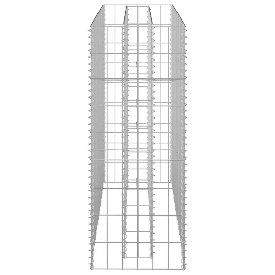 vidaXL Gabion høybed galvanisert stål 90x30x90 cm