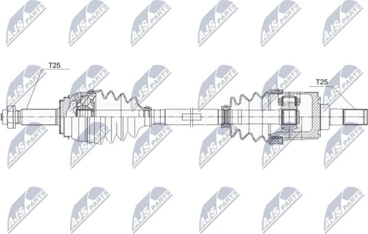 Nty Drivaksel NTY NPW KA 356