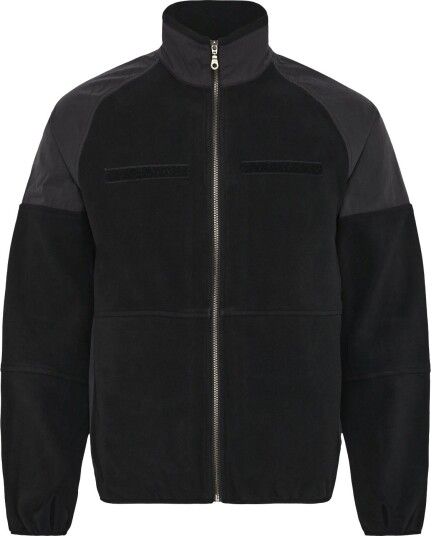 Mads Nørgaard Fleece Contrast Jacket BLACK M Mads Nørgaard Fleece Contrast Jacket BLACK M