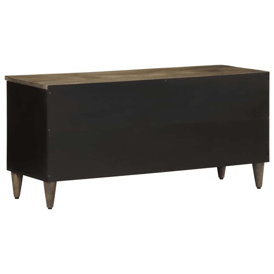  TV-benk svart 100x33x46 cm heltre mango 8721158449016