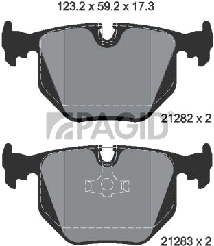 PAGID T1120N Bremseklosser
