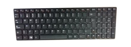 Lenovo 25013345, Tastatur, Tysk, Lenovo, Ideapad Z500