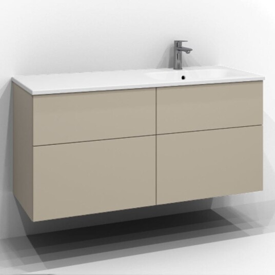 Svedbergs Poem Plan Servantskap D45 med 4 Skuffer Sand / 120cm Push Open SV-34512124-P Svedbergs Poem Plan Servantskap D45 med 4 Skuffer Sand / 120cm Push Open SV-34512124-P