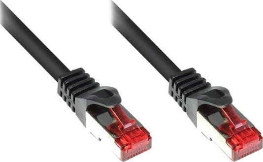 Alcasa 8060-100S Nettverkskabel Svart 10 M Cat6 S/Ftp (S-Stp) ( 8060-100S )