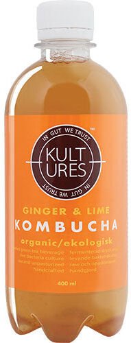 Kultures Kombucha Ingefær & Lime Økologisk