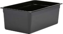 Kantine Cambro 1/1Gn 25.6L 53X32.5X20cm Polycarbonat Sort,6 Stk/Krt