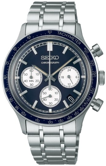 Seiko Herreklokke SSB477P1 Sport Blå/Stål Ø38.7 mm Seiko Herreklokke SSB477P1 Sport Blå/Stål Ø38.7 mm