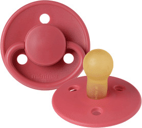 Mininor Latexsmokk 0 Mnd. Rabarbra 2 Stk.