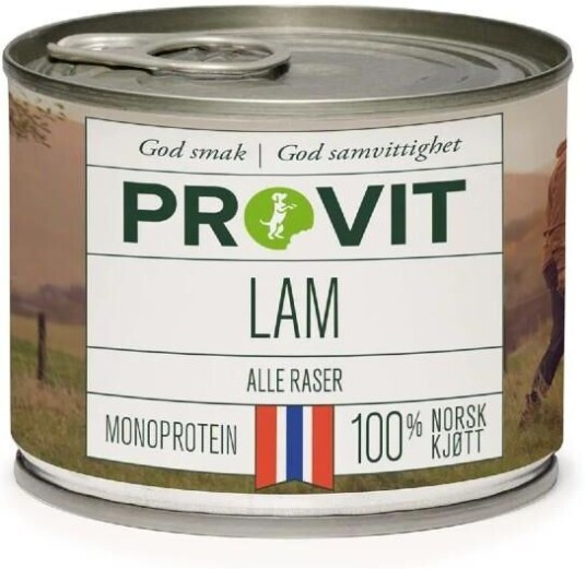 Provit Lam Våtfôr til hund 185 g Monoprotein