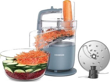 Kenwood MultiPro Go Foodprosessor 650 W med 1,3L Skål - Blå FDP22.130GY Kenwood MultiPro Go Foodprosessor 650 W med 1,3L Skål - Blå FDP22.130GY