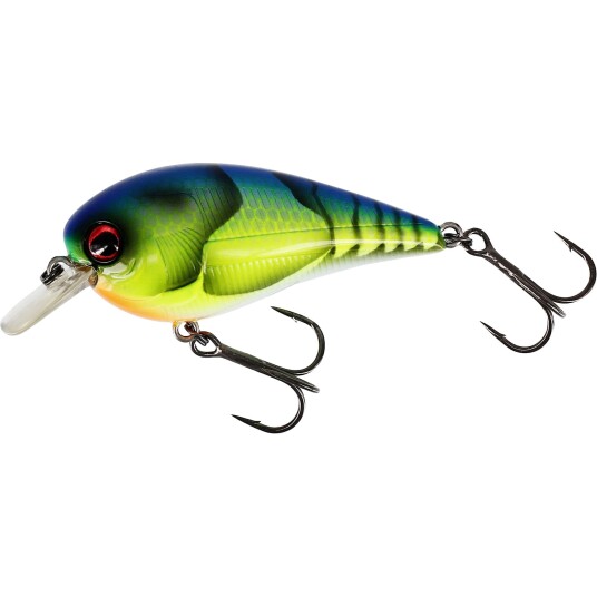 BassBite Squarebill 7 cm Flytande Chartreuse Blue