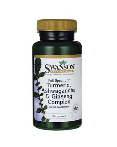Swanson - Turmeric/Ashwagandha/Ginseng - 60 caps Swanson - Turmeric/Ashwagandha/Ginseng - 60 caps
