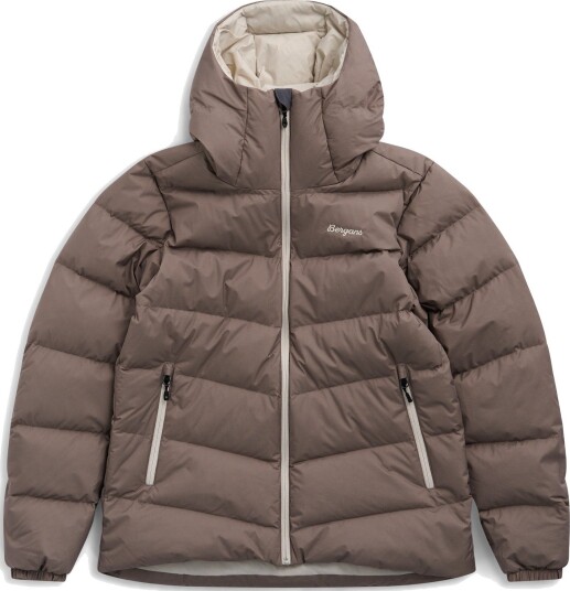 Bergans Garmo Down Hood Jakke Dame Rock Taupe XL