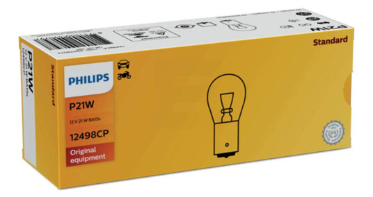 Philips P21W pære 10 pakning