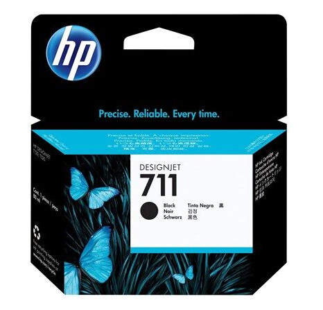 HP 711 / CZ133A Black Ink - Blekkpatron Svart HP 711 / CZ133A Black Ink - Blekkpatron Svart