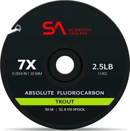 Scientific Anglers Sa Absolute Fluorocarbon Trout Tippet