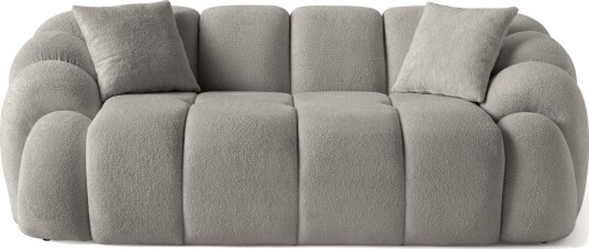Octavio 2 seters sofa 199x70x80 cm Grå