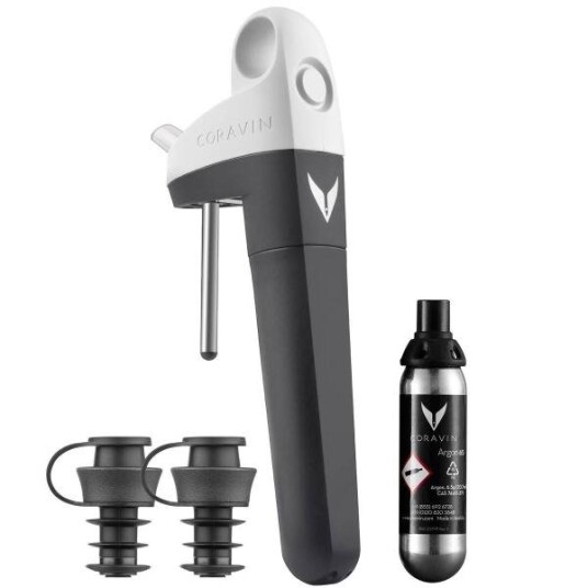 Coravin  Pivot+ vinkonserveringssystem 6 deler grå