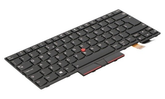 Darfon - Erstatningstastatur For Bærbar Pc - Med Trackpoint - Bakbelysning - Storbritannia - For Thinkpad A485 20Mu, 20Mv  T480 20L5, 20L6