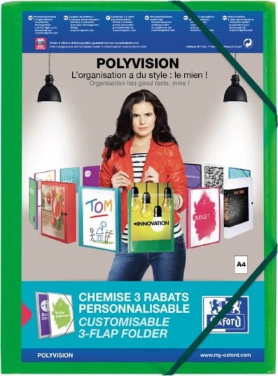 Hjørneklips Polyvision A4 Limon 480034 Li Neu: 100201155