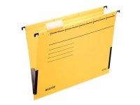 Leitz ALPHA - Hengefil - V-sokkel - for A4 - med fliker - gul