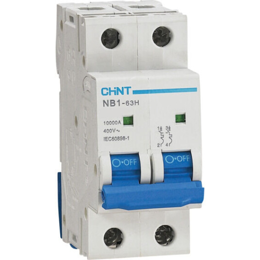 Chint Automatsikring 2P 20A D-KAR 10KA - 1615556