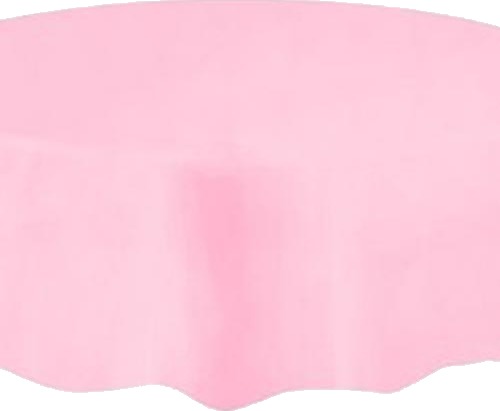 Lys Rosa Rund Plastduk 213 cm