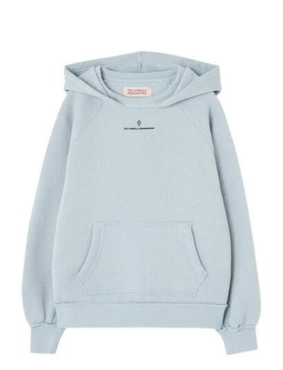 THE ANIMALS OBSERVATORY Flowers Blue Beaver Hoodie - Blue - 10 Y